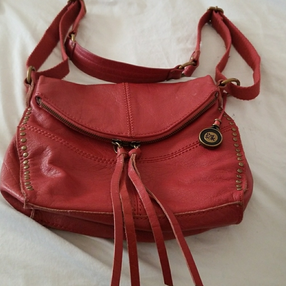 Burnt orange leather purse - Picture 2 of 6